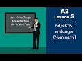 Adjektivdeklination im Deutschen