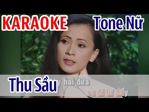 Thu Sầu KARAOKE – Yến Phương | Tone Nữ | Asia Karaoke Beat Chuẩn