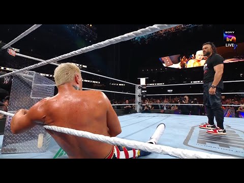 Roman reigns Returns at Summerslam 2024 & Attacks Solo Sikoa & The Bloodline, Confronts Cody Rhodes