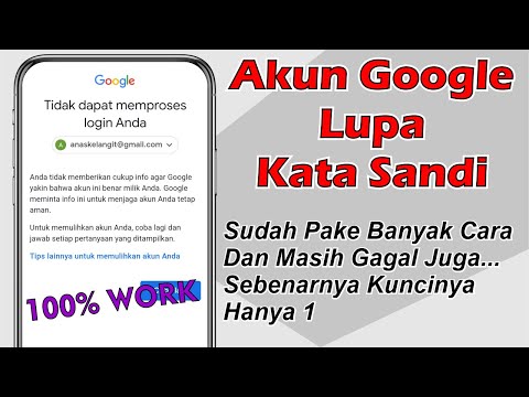 Cara Memulihkan Akun Google Lupa Kata Sandi