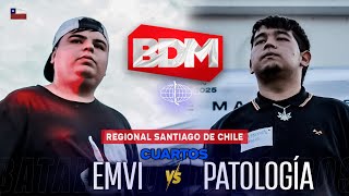 Emvi vs Patología. 3ra batalla de 4tos. Final Regional Metropolitana. BDM Puente Alto 2025. CL