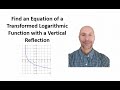 Transformations of Logarithmic Functions