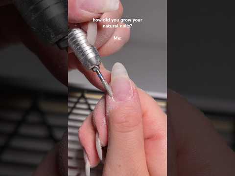 natural nail tutorial 🫧 #nails #nailinspo #short