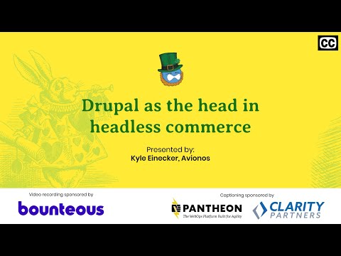 Drupal as the head in headless commerce