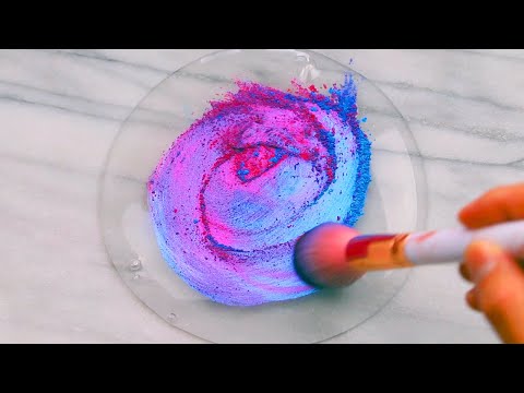 Making Slime with Balloons & Satisfying Makeup Brush Pigment Slime Coloring Relaxing ASMR Video #3!