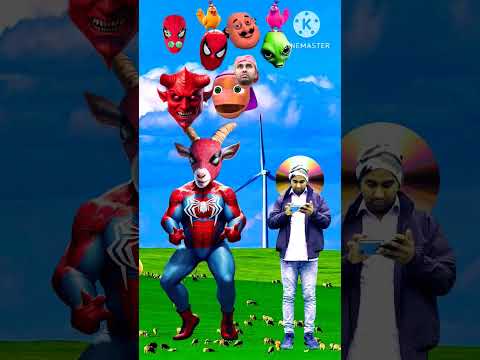 spider man vs me right head matching challenge & ??#viral #shorts