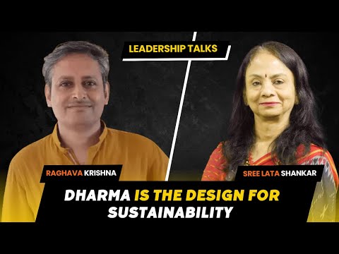 Dharma is the design for sustainability | Raghava Krishna |@MyStartupTV