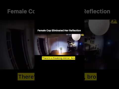 Female Cop Eliminates Reflection #police #copwatch #shorts