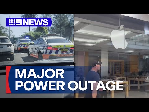 YouTube video thumbnail:  Major Power Outage Across 15 Sydney Suburbs