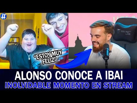 ALONSO CONOCE a IBAI en STREAM