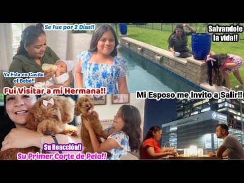 Visite a mi Hermana👩🏽‍🍼+Ya NO me Extraña🥹+Me Invito a Salir Solitos❤️+Se Porto MAL🐶⁉️+La Reacción🤭
