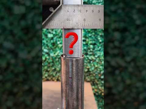Not many people know the genius idea of combining square metal and round pipes. #welding #metalwork