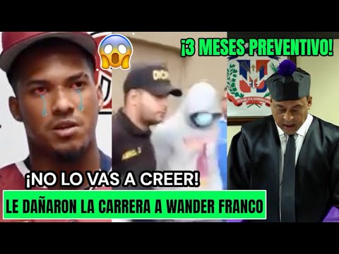 ¡DIOS MIO! Mira la Reacción De Wander Franco😨 Cuando le Cantan 3 Meses Llora Delante del Juez