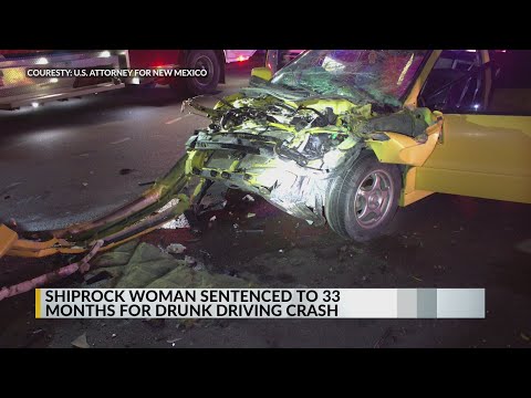 YouTube video thumbnail: New Mexico Woman Sentenced for DUI Crash That Injured Multiple People