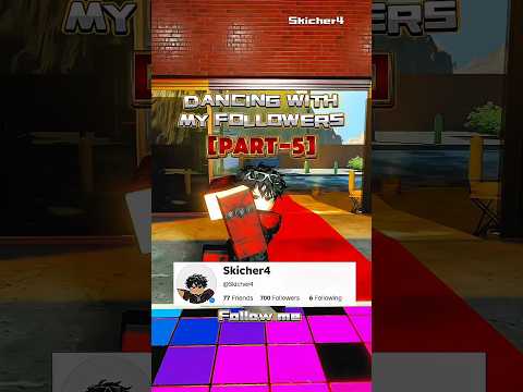 ✨️|•DANCING WITH MY FOLLOWERS❤️ [PART-5] GAME: Alzzmy's Dances #beast #robloxshorts #edit
