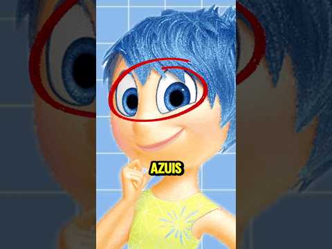 Por quê a alegria possui olhos azuis em #divertidamente? #shorts #insideout2 #alegria
