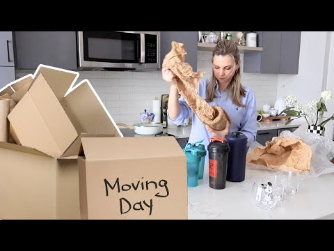 ITS MOVING DAY! Unpacking & Organizing all my boyfriends stuff