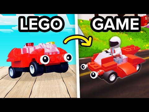 LEGO Car vs Video Game