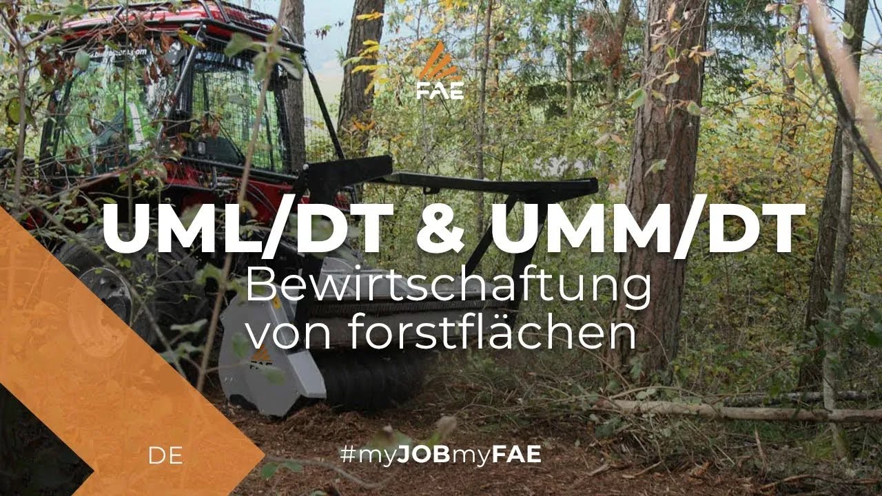 Video - FAE UML/DT & UMM/DT - Die Forstmulcher bei der Arbeit an Merlo TreEmmeVR150 und Chaptrack280