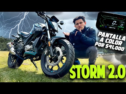 Storm 300 2.0 ||  🤯 la nueva opción citadina de Vento con pantalla a color