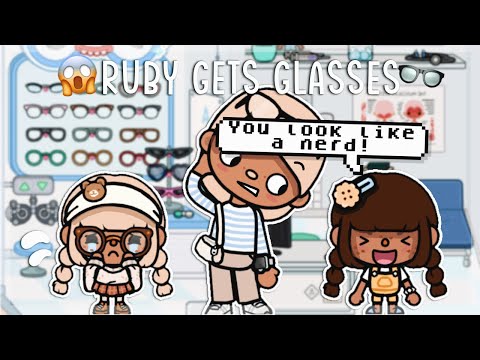 Ruby Has To Get GLASSES 🤓 | *with voice* | Toca Boca Family Roleplay