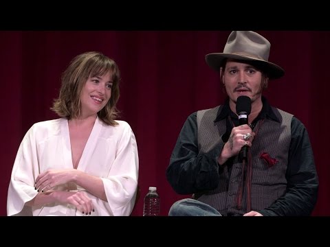 Academy Conversations: Black Mass with actors Johnny Depp, Dakota Johnson and Julianne Nicholson