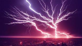 Sleep Immediately With TerribleThunderstorm Sounds | Heavy Rain, Strong Thunder & Lightning at Night