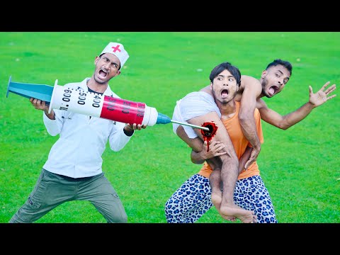 Must Watch Comedy Video Injection Funny Video Top New Comedy Video 2024 Try To Not Laugh 88 @funtv22