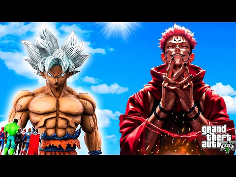 GOKU VS SUKUNA IN GTA 5 | Monster Attack Part 08