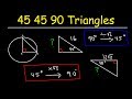 Exploring 45-45-90 Right Triangles in Trigonometry