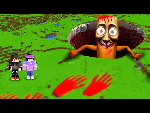 Scary Tung Tung Sahur Attacked Our World In Minecraft !! 😱 ft.@Mc_flame