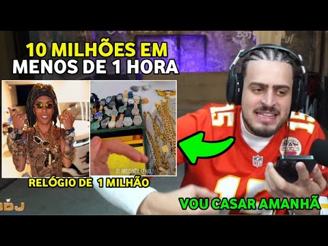 JON VLOGS REAGINDO A BUZEIRA OSTENTANDO COM JOIAS DE CONVIDADOS DE SEU CASAMENTO