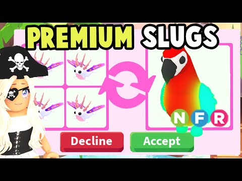 Trading PREMIUM SEA SLUGS in ADOPT ME!