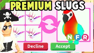Trading PREMIUM SEA SLUGS in ADOPT ME!
