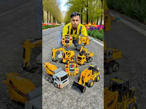 RC Construction Vehicles JCB Cement Mixer & Loader Unboxing 😲💥