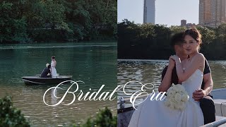 Homebody in New York | Bridal era, wedding dress shopping, engagement photoshoot at Central park!