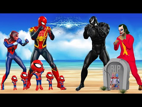 Recuse VENOM Family Vs SPIDERMAN, DEADPOOL: Who Is The King Of Super Heroes ? - FUNNY [2024]