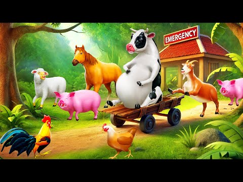 Pregnant Cow Sad Ending - Cow Stories | Animals Heartwarming Videos