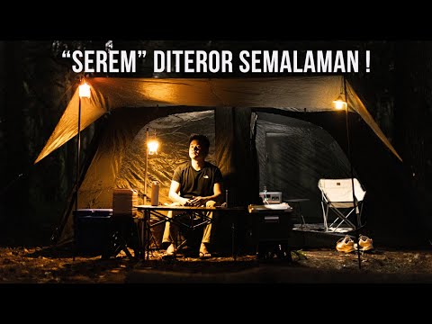 IDE BURUK! CAMPING SENDIRIAN DI HUTAN "KENA TEROR"