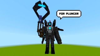 Skibidi Toilet By GOJI DRAW ADDON UPDATE In MINECRAFT PE