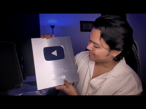 Unboxing my SILVER Play Button ❤️