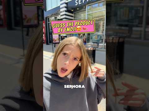 Sephora Challenge! Guess the product by emoji! 😱😱 #sephora #haul #shopping #shoppinghaul