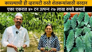 कारल्याची ही व्हरायटी शेतकऱ्यांसाठी वरदान | BASF Nunhems Rushaan Hybrid Seed | Bitter Gourd Farming