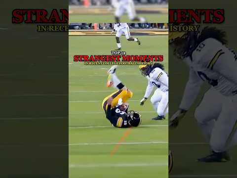 Top 12 Strangest Moments in College Football History | Part 1