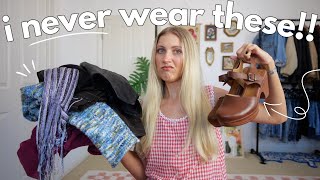 styling clothes I bought BUT LITERALLY NEVER WEAR