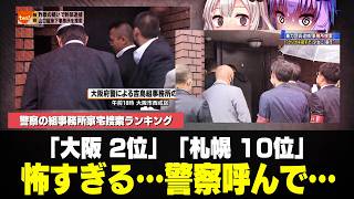 警察の組事務所家宅捜索ランキング