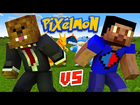 PIXELMON SAFARI BATTLE VS JEROMEASF (Minecraft Pokemon Mod)