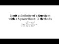 Understanding Limits at Infinity