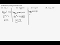 Evaluating Exponential Equations and Logarithms