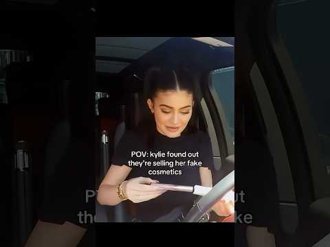 Kylie find out her  fake Kylie cosmetics 😆 new viral  videos #viralvideo #viralshort #trending